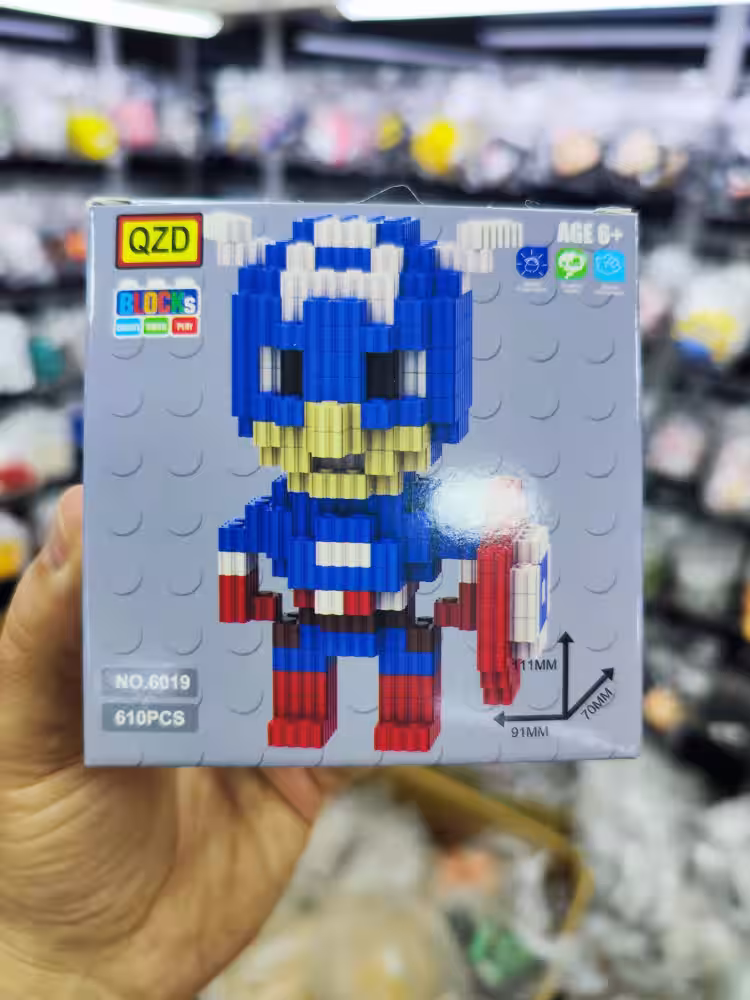 610 Parça Kaptan Amerika Lego Mini Bloklar Toptan Satış