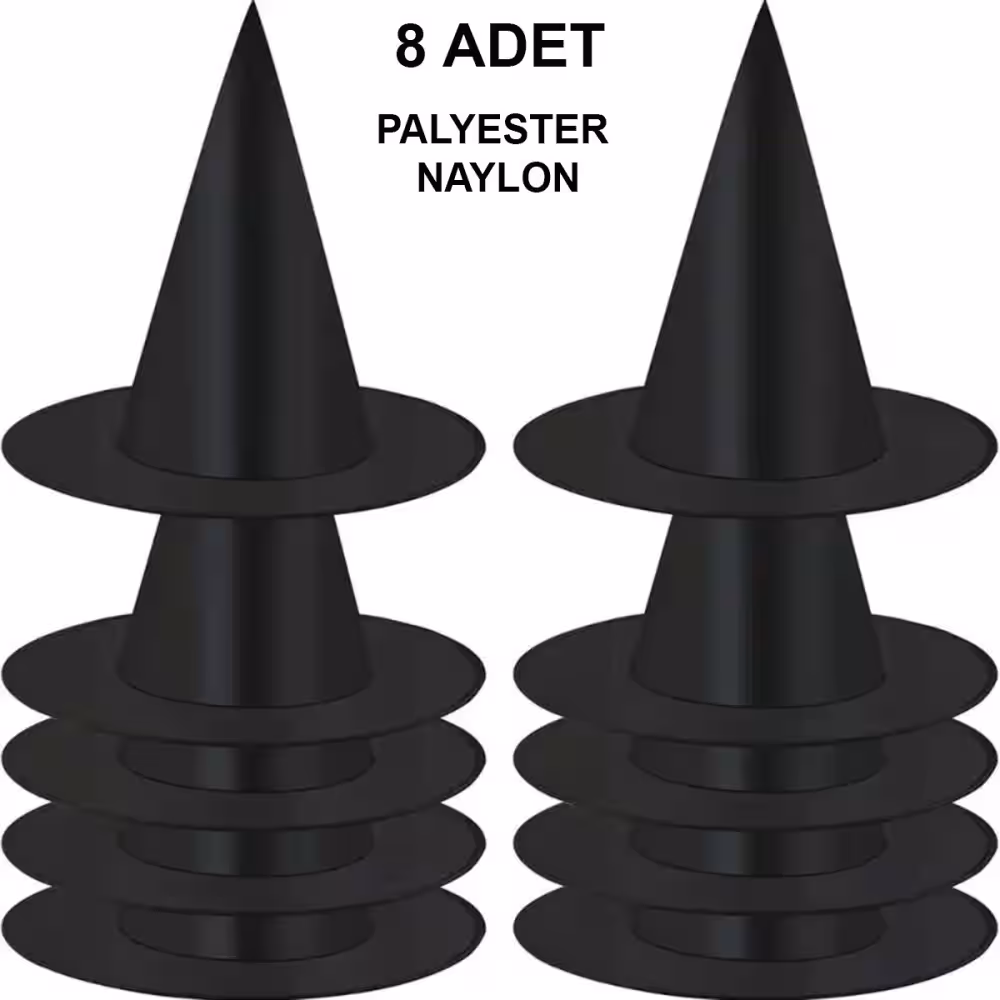Cadı Şapkası Toptan Set