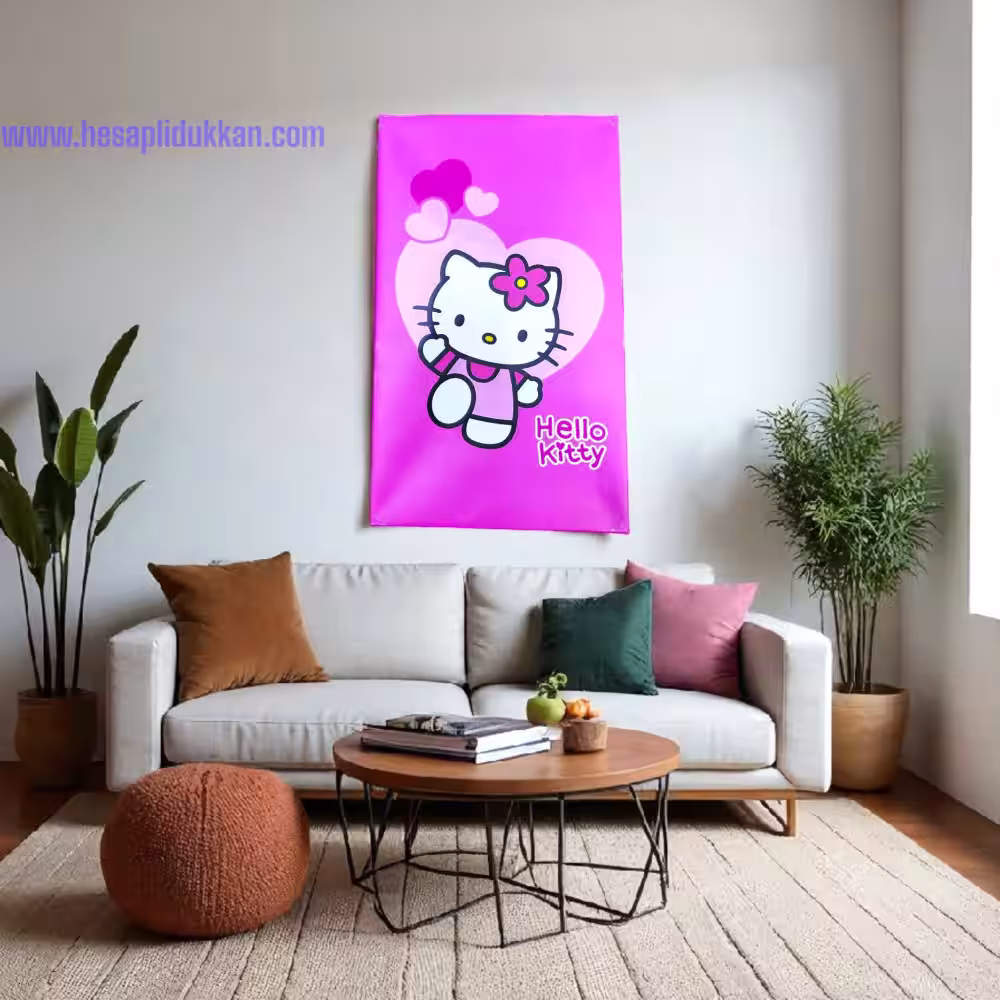 Çocuk Odası Hello Kitty Pano Toptan
