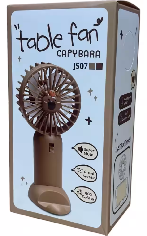 Çocuklar İçin Şarjlı Capybara Fanı