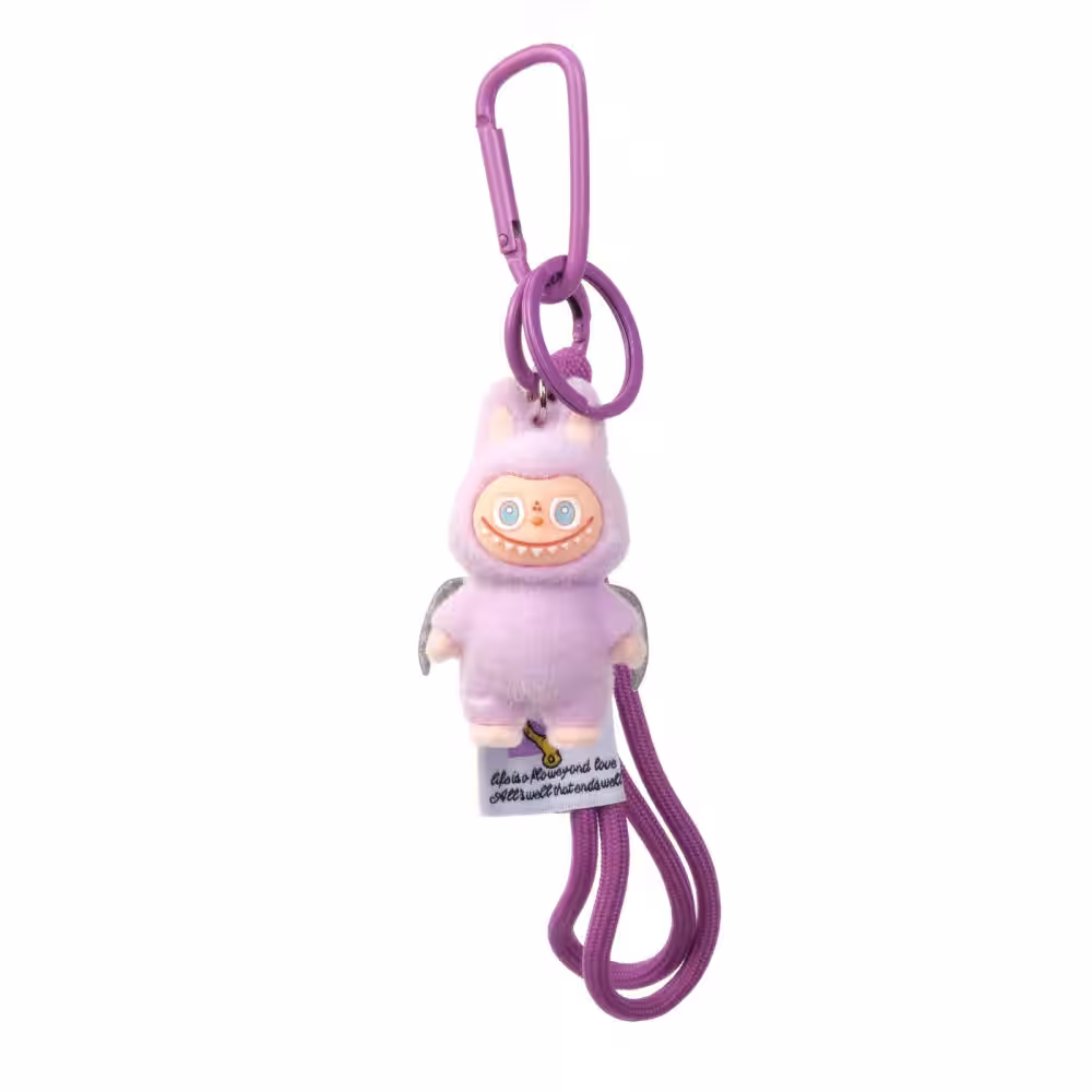 Labubu Mor Anahtarlık Charm Toptan
