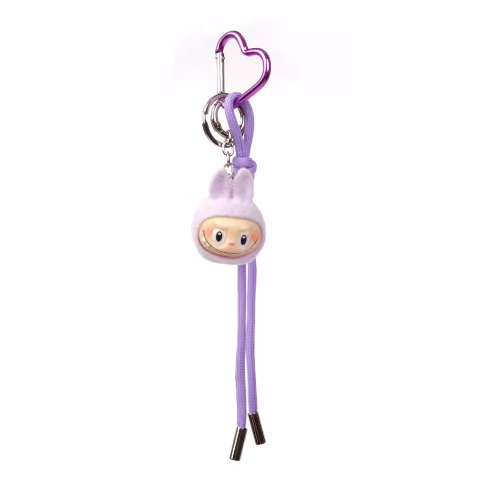 Labubu Mor Anahtarlık Charm Toptan