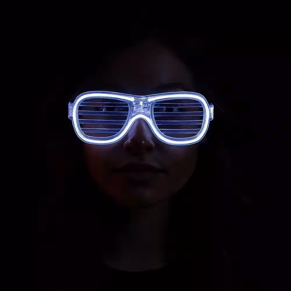 LED Işıklı Neon Gözlük
