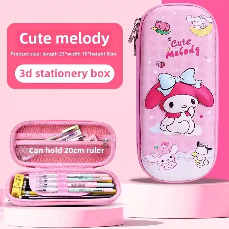 Pembe 3D Melody Kalemlik