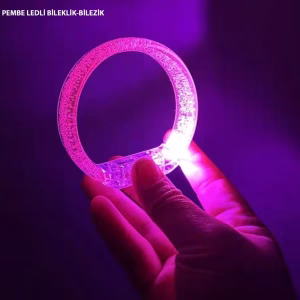 Pembe LED Bileklik Toptan