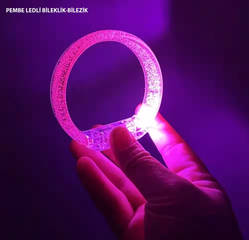 Pembe LED Bileklik Toptan