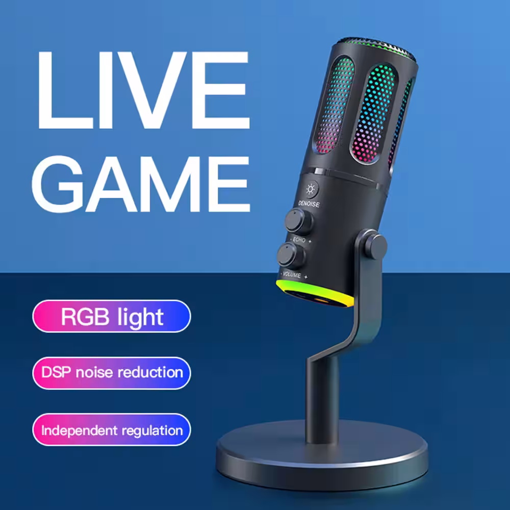Profesyonel RGB USB Mikrofon