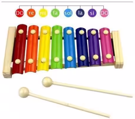 Toptan Ahşap Ksilofon Selefon Kutulu Oyuncak