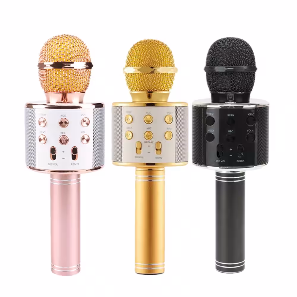 Toptan Bluetooth Karaoke Mikrofon
