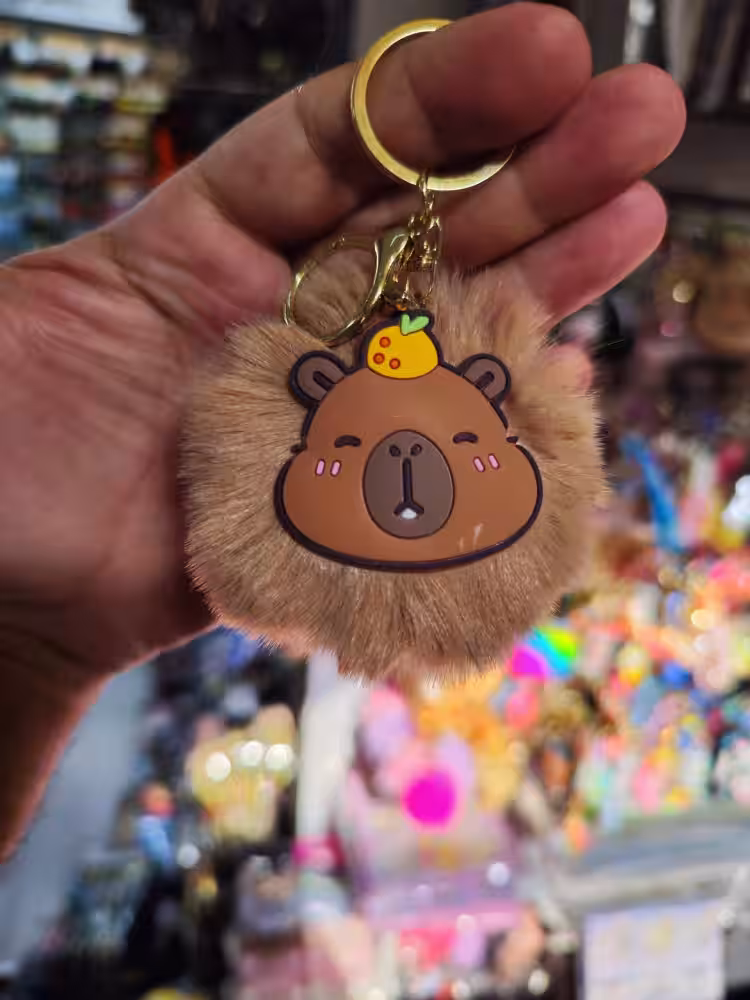 Toptan Capybara Peluş Anahtarlık