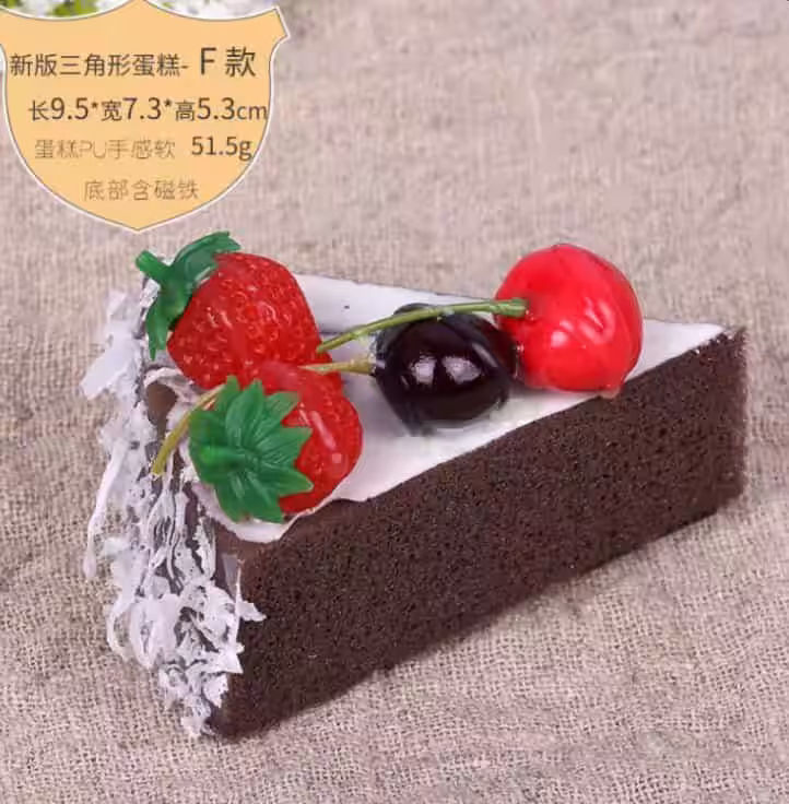 Toptan Dekoratif Buzdolabı Magnet Çikolatalı Kek