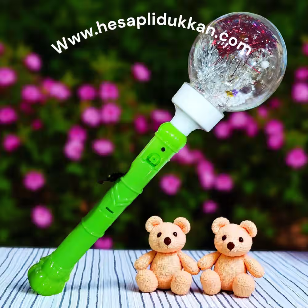 Toptan Işıklı Topuz Çubuk Yeşil