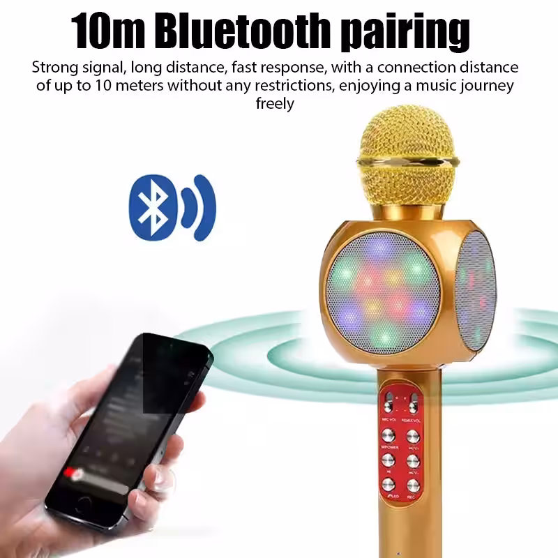 Toptan Led Bluetooth Mikrofon Satış