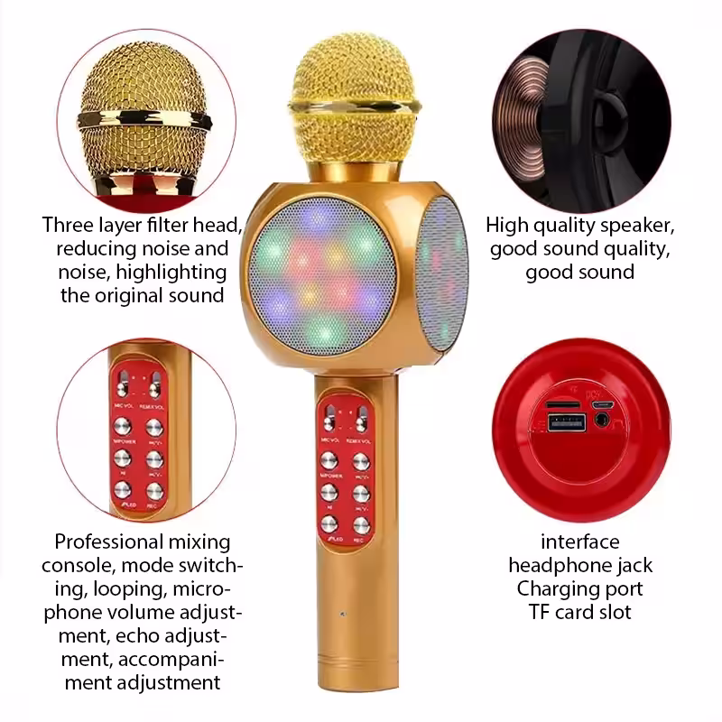 Toptan Led Bluetooth Mikrofon Satış