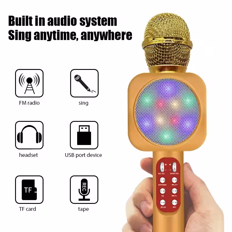 Toptan Led Bluetooth Mikrofon Satış