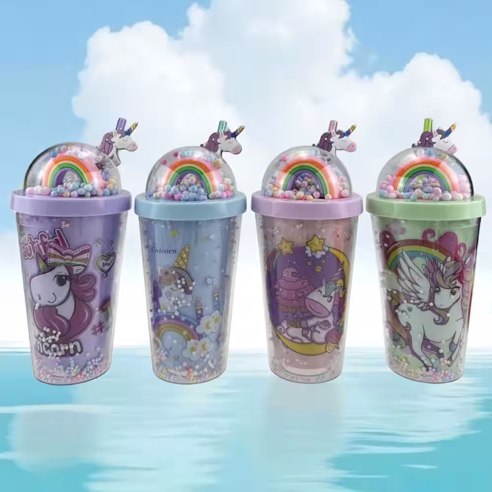 Toptan Unicorn Pipetli Bardak