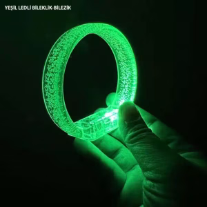 Yeşil LED Bileklik Toptan