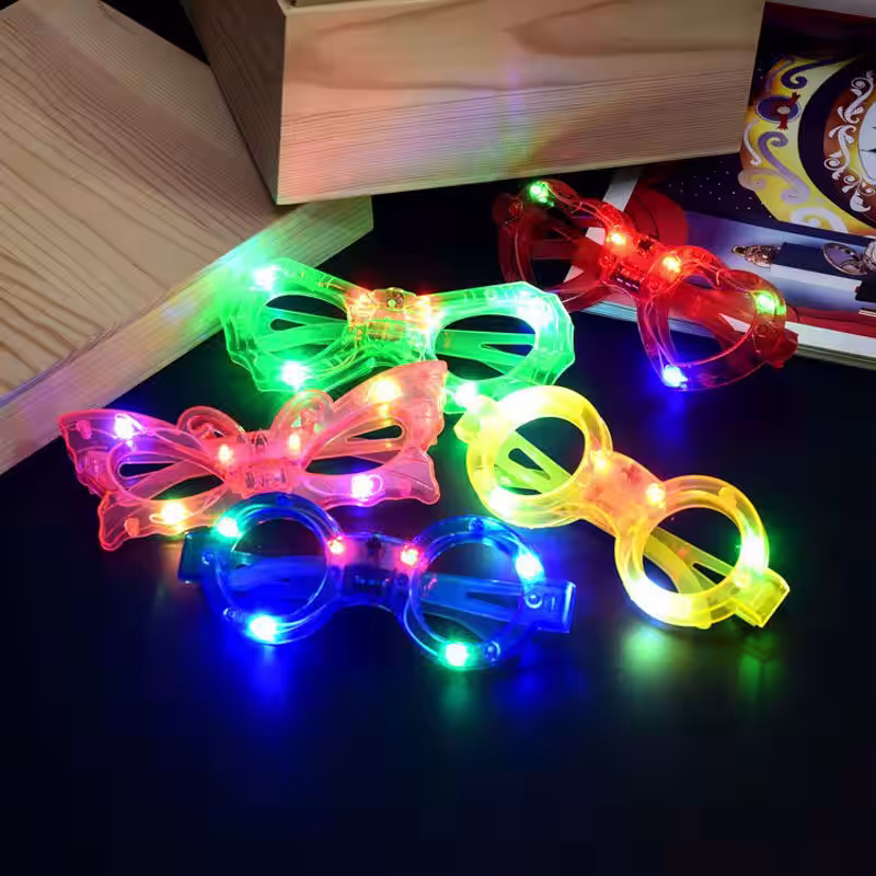 Led Işıklı Parti Gözlüğü 6 Adet