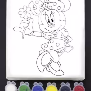 Minnie Temalı Boyama Seti