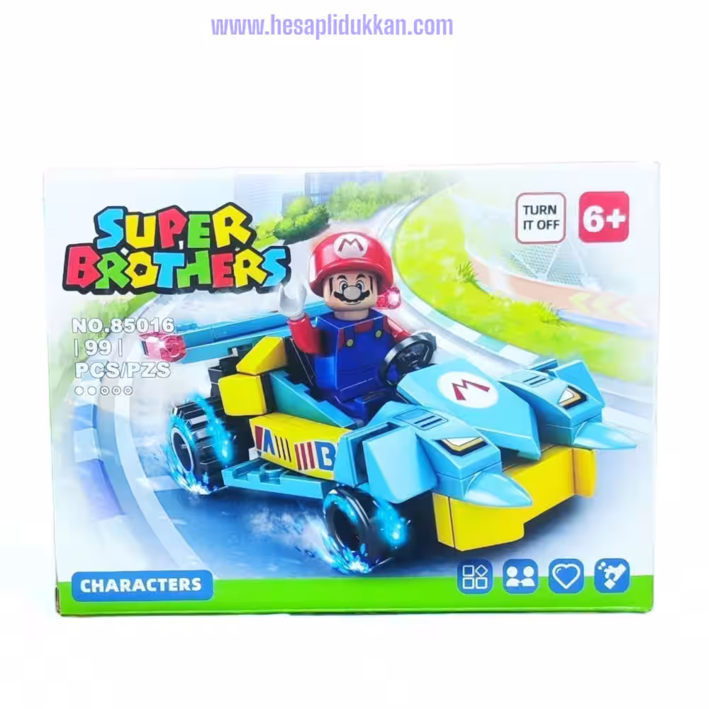 Super Mario Araba Lego 99 Parça