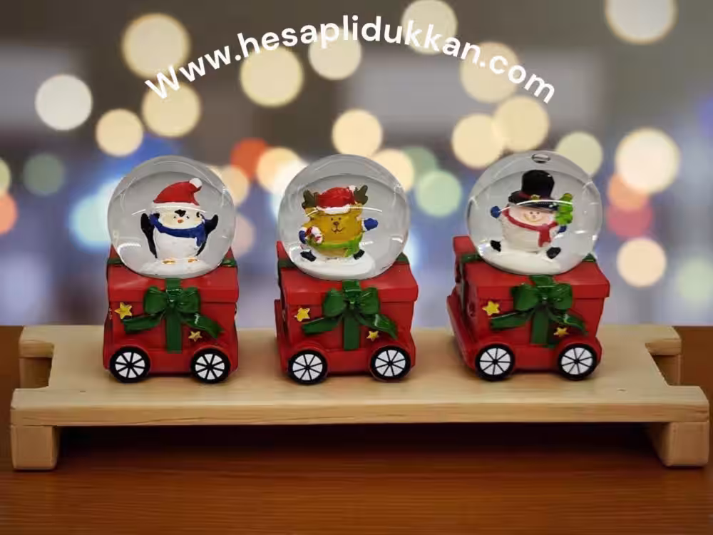 Toptan Mini Kar Küresi Satışı - Yılbaşı Hediyelik