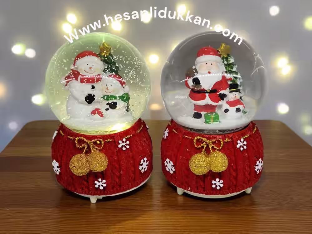 Toptan Yılbaşı Kar Küreleri Fanus