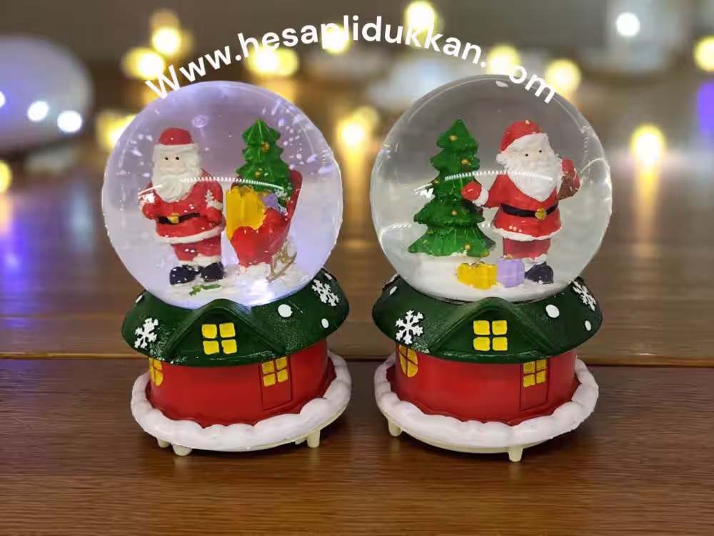 Toptan Yılbaşı Kar Küreleri Sulu Modelleri