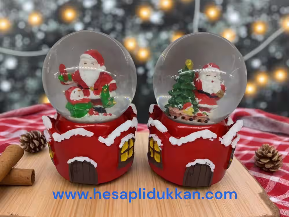 Toptan Yılbaşı Kar Küresi Büyük Boy