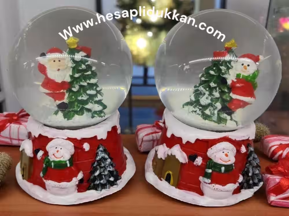 Toptan Yılbaşı Kar Küresi hediyelik