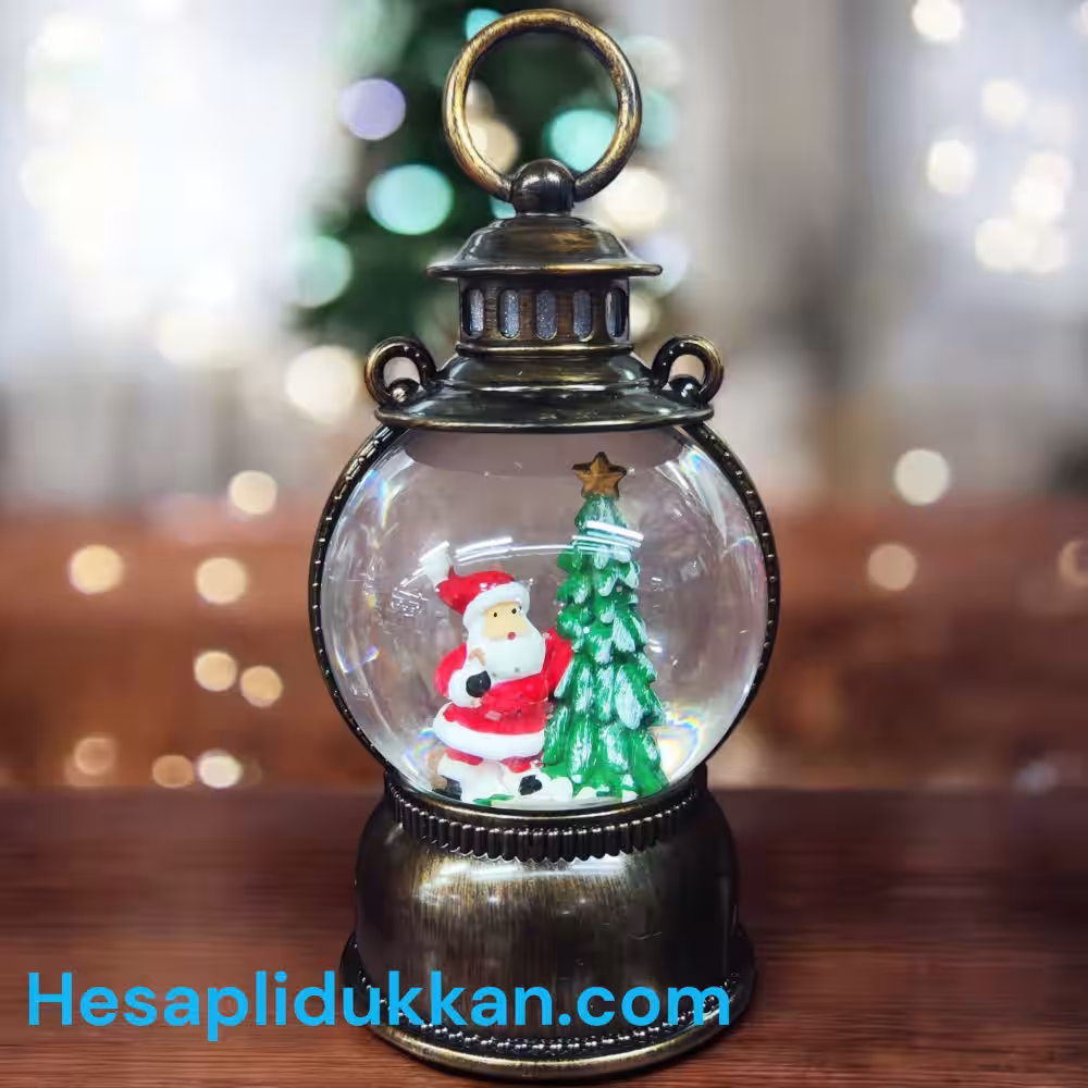 Işıklı Noel Kar Küresi Toptan