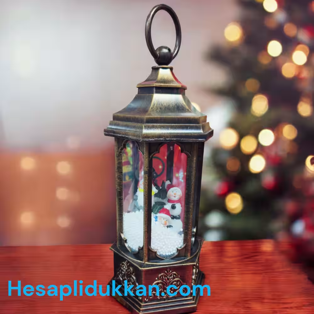 Işıklı Noel Kar Küresi Toptan