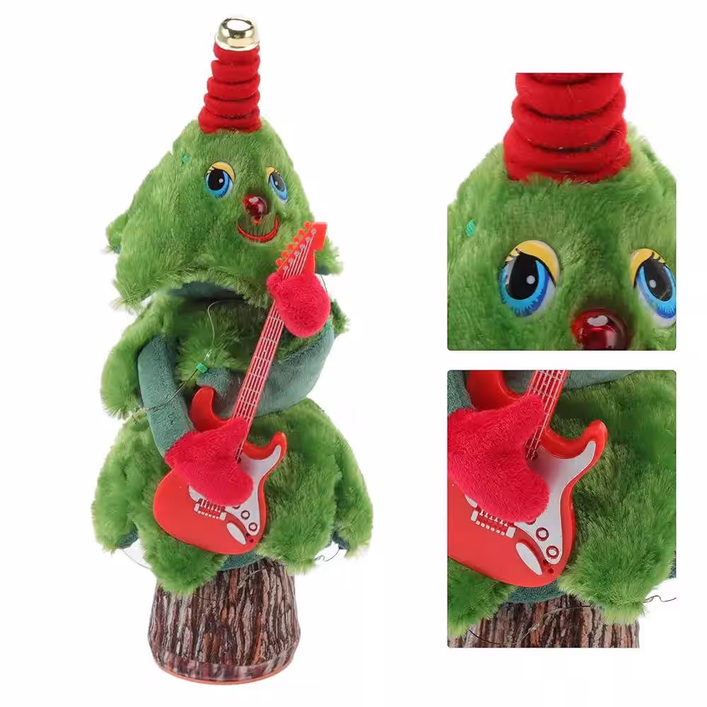 Müzikli Dans Eden Gitar çalan Çam Ağacı Yılbaşı Hediyesi