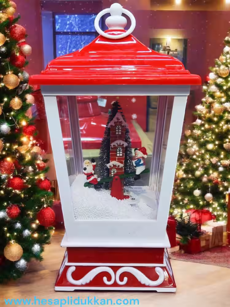 Müzikli Işıklı Noel Lambası 50 cm