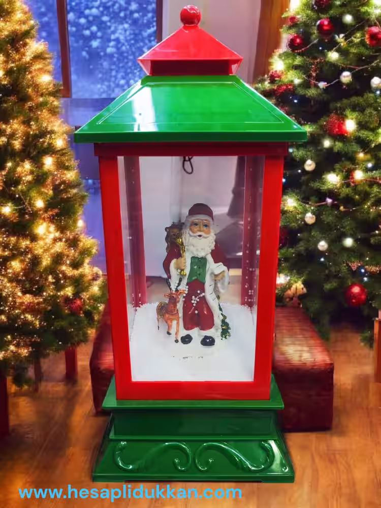 Müzikli Işıklı Noel Lambası 50 cm