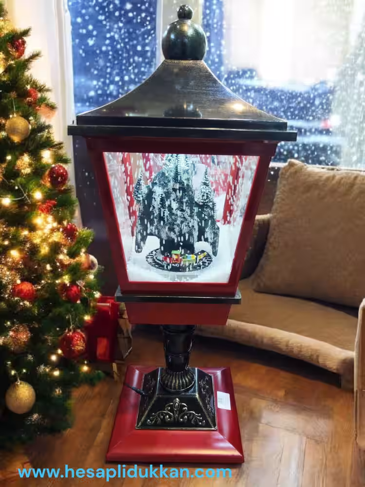 Müzikli Işıklı Noel Lambası 70 cm
