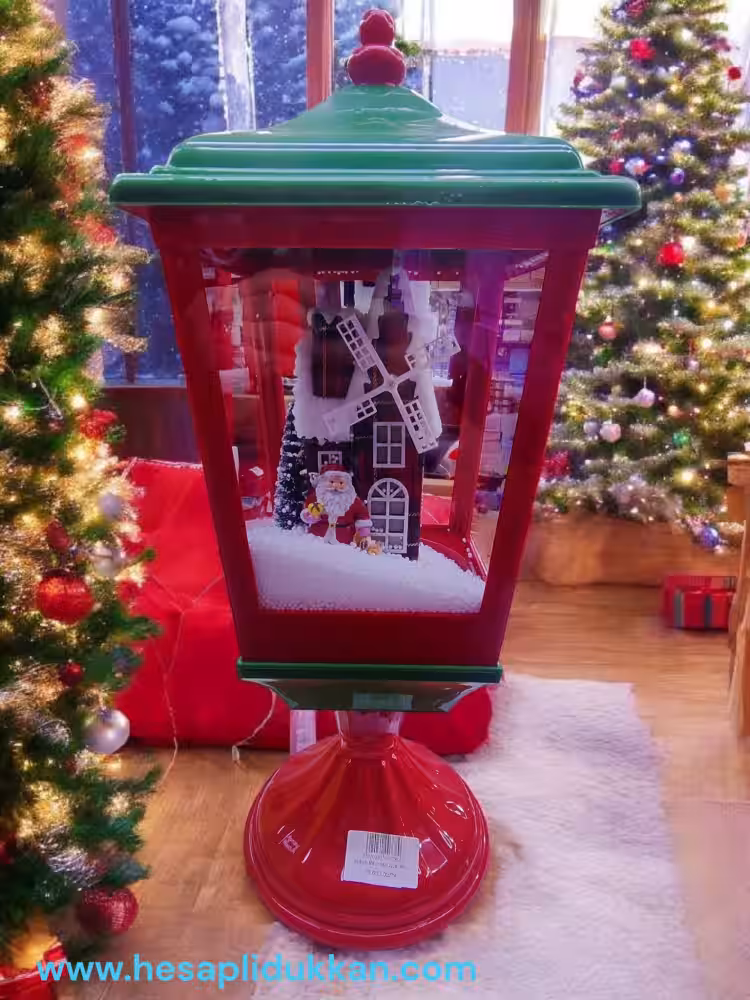 Müzikli Işıklı Noel Lambası 70 cm