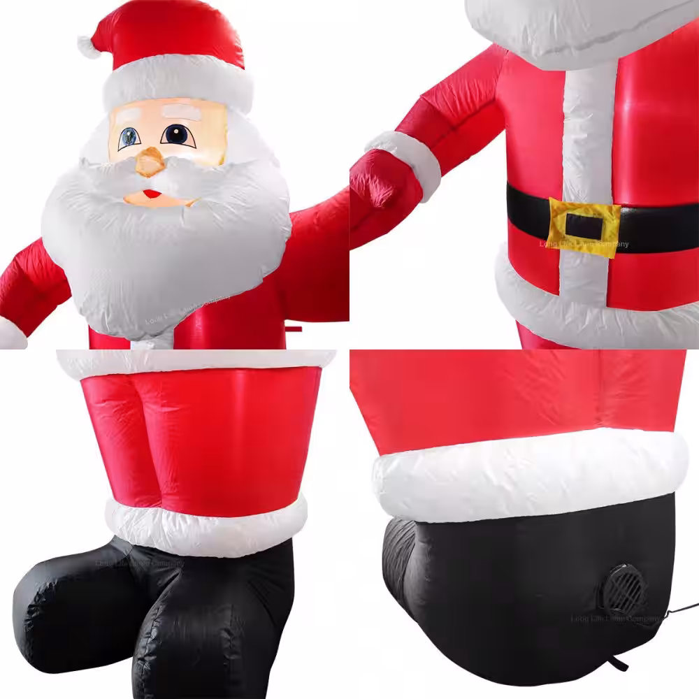 Toptan Işıklı Şişme Noel Baba