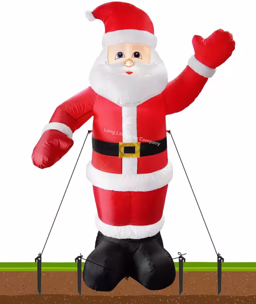 Toptan Işıklı Şişme Noel Baba