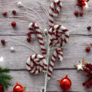 Toptan Kırmızı Şekerli Baston 70cm