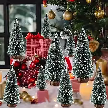 Toptan Mini Yılbaşı Çamı 10 cm