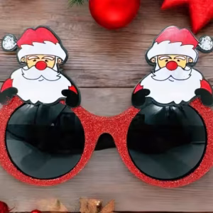 Toptan Noel Baba Simli Gözlük