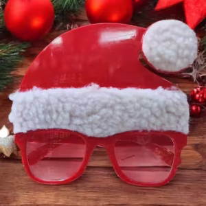 Toptan Noel Şapka Gözlüklü Hediyelik