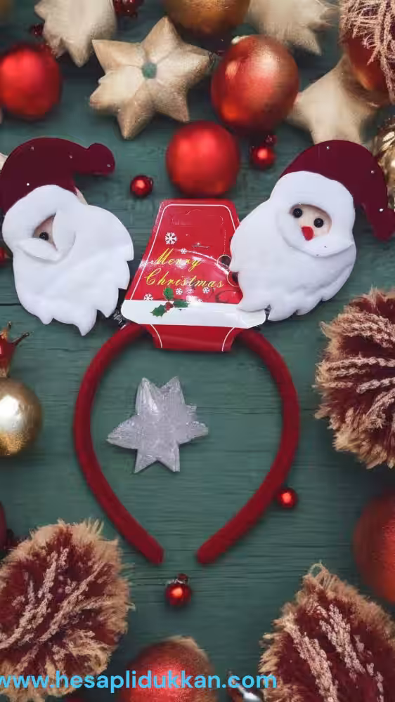 Toptan Sallanan Noel Baba Taçları