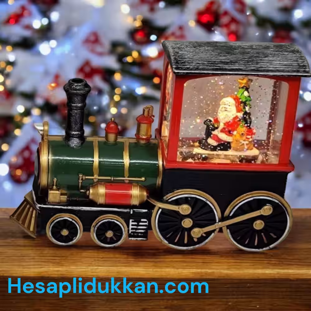 Yılbaşı Işıklı Fanus Toptan Tren
