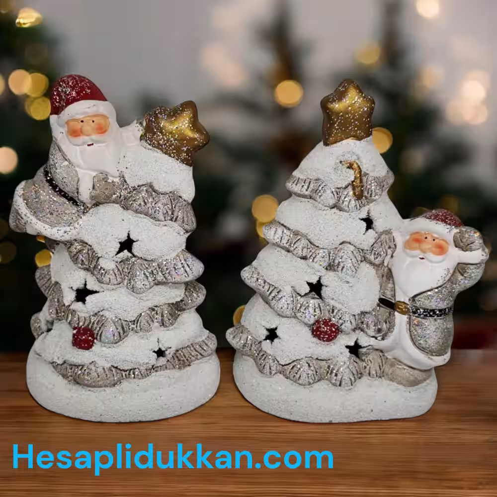 Yılbaşı Şamdan Toptan Seramik biblo