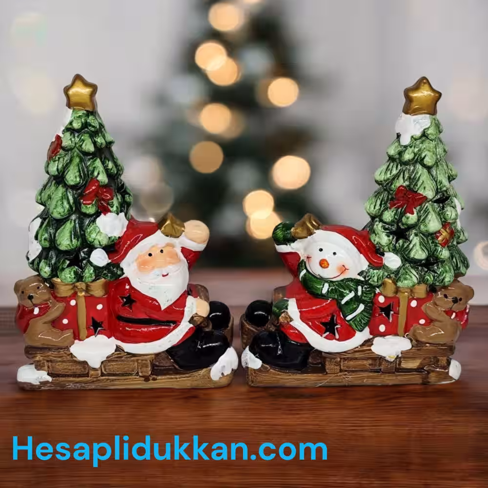 Yılbaşı Seramik Biblo Hediyelik Eşya