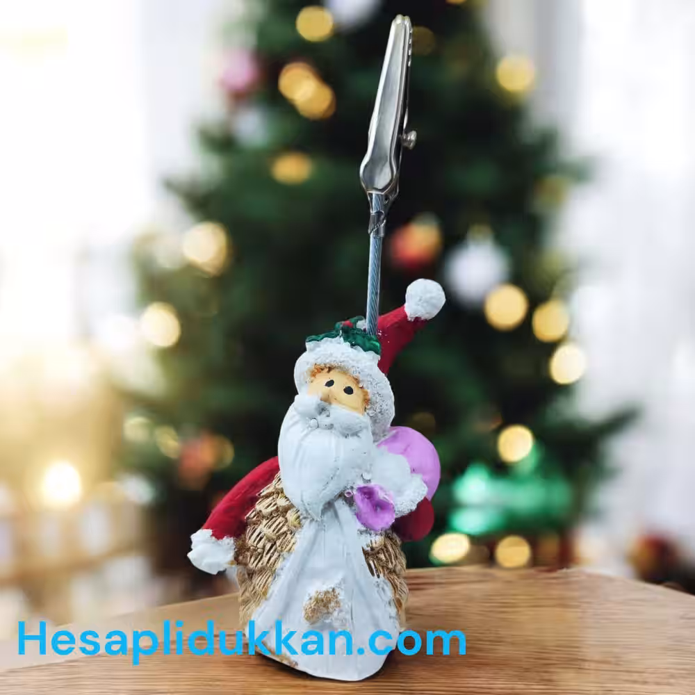 Yılbaşı Toptan Notluk Pembe Torbalı Noel Baba