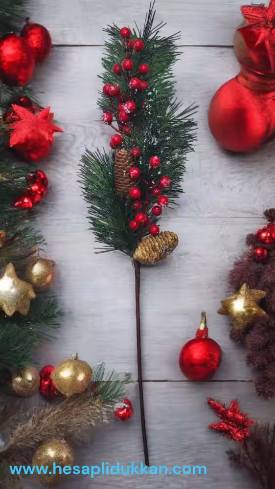 Toptan Kikonalı Çam Süs 70cm