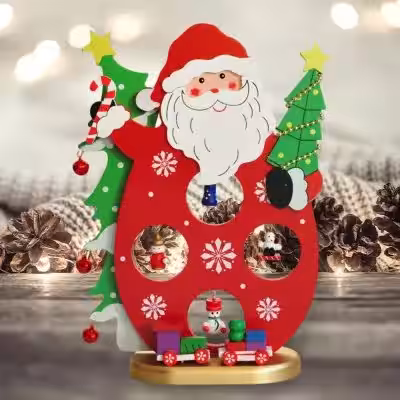 Toptan Noel Baba Ahşap Dekor