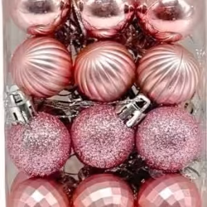Toptan Pembe Yılbaşı Topları